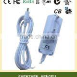 230V AC DC 4.2V 1.5A Power Adapter With SAA CE FCC ROHS PSE UL GS CB BS