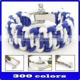Wholesale Webbing Cross Paracord Bracelet for Sport thumbnail-6