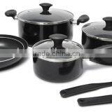 8 Pcs Forged Hard Anodized Aluminum Press Non-stick /Ceramic Cookware Set (ZS-C218) thumbnail-2