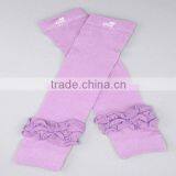 Lavender Knitting Leg Warmers for Kids thumbnail-1