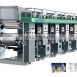Semi-full Automatic Eight Colour Gravure Plastic Film Printing Machine