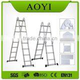 4 x 4 Folding Aluminium Ladder Multi Purpose Function Aluminium Ladders AY-404 With EN131 thumbnail-2
