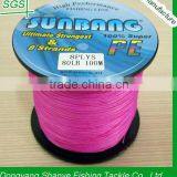 80LB Pink Zhejiang Dongyang Braided Fishing Line ---SUNBANG thumbnail-1