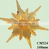 Clear Plastic Christmas Snowflake Beads thumbnail-1