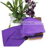 40 X 60 cm Plain Purple 80% Polyester 20% Polyamide Washing Microfiber Cloth
