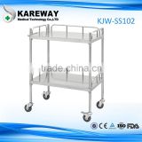 Steel furniture stainless steel treatment trolley nursing cart