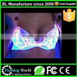 New style Best-Selling many colors push up nuEL wire light up bra