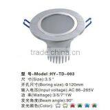 Cheap Indoor Led Downlight Ceiling Downlighting 3w/5w/7w