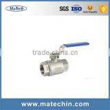 OEM 1/2" Stainless Steel Ss304 Pneumatic Sanitary Ball Valve thumbnail-2