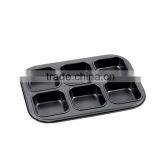 Bakeware Carbon Steel Cake Pans of Muffin Pan With 6 Cups thumbnail-2