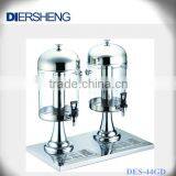 Three Heads Golden Juice Dispenser,Fruit Dispenser thumbnail-5