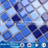 Trend 2015 25X25mm Square Swiming Pool Ceramics Mosaic Tiles Quality Choice