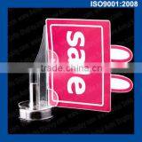 Plastic Supermarket Price Shelf Talker