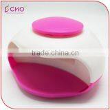 New Battery-operated White&Pink Portable Finger Toe Air Nail Dryer Fan thumbnail-4