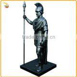 Ancient Bronze Soldier Statue Metal Cast Knight Bronze Statue thumbnail-3