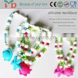 LFGB and FDA Approved Silicone Necklace Pendant China Hip Hop Jewelry thumbnail-3