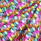 40D Nylon Spandex Skull Print Fabric/elastic Printed Fabric