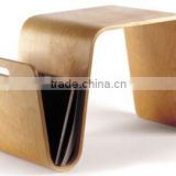 modern ash wood table end table magazine Ofi Scando nordic design furniture