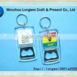 Photo Insert Keychain Bottle Opener/bullet Bottle Opener