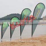Hot sale teardrop flag banner pole for trade show