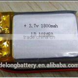 China Factory Price PL103450 3.7v 1800mah Real Rechageable Lipo Battery/polymer Li-ion Battery/lithium Polymer Batery