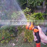 6 Patterns Thumb Control Plastic Garden Hose Spary Nozzle Water Spray Gun thumbnail-3