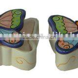 Butterfly Box Ceramic Jewelry Box for Spring