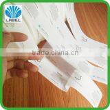 Glossy Clear Label Sticker,permanent Adhesive Transparant Clear Sticker With Custom Design