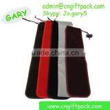 Custom Velvet Fabric Pen Gift Drawstring Bag thumbnail-2