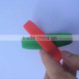 Promotional Customized Double Interlock Silicone Bracelet Wristband Band thumbnail-2