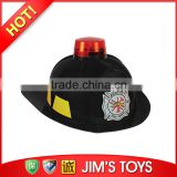 Plastic helmet Fire helmet with light for children for party or roleplay party