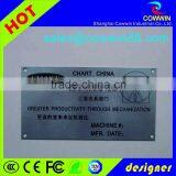 Wholesale Black Printed Steel Name Plate With Serial Number thumbnail-1