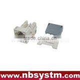 UTP Cat.6 Keystone Jack 90 Degree, Dual IDC Type