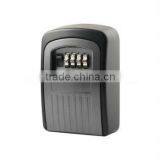 4 Digital Combination Keybox Key Lock Box Key Storage Security Key Holder Box / Door Knob Lock, With Cable Key Safe Box