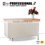 China Furniture Manufacturer Metal 3 Drawers Computer Desks for One Person thumbnail-3