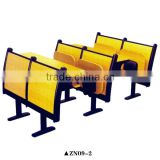 University school tables chair sets Folding chair Wooden table on sale ZN09-2