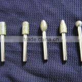 6mmx60x5Electroplated Diamond Mounted Points(burrs) B Set