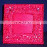 Decorative Zari Embroidery Frame , Hand Embroidered Picture Frame thumbnail-1