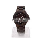 2016 New Fashion 100% Natural Wood Watch, Ebony Wooden Wrist Watch Trade Assurance thumbnail-3