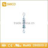 SMICO Safe Use 70KN Rated Mechanical Bending Load 35kv Glass Insulator Fitting thumbnail-5