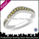 Romantic Crystal Rose Gift Wedding Ring thumbnail-1