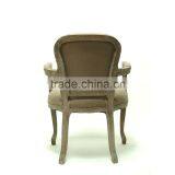 Nice Wooden Round Stool Modern Wing Back European Style Dining Chair thumbnail-4