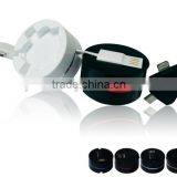 Wlecome Custom Data Cables Round Box Data Cables Three in One Data Cables for Android Mobile Phone Data Cable