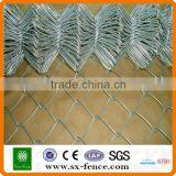 Electro galvanized chain link fence