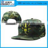 High quality custom your own design camouflauge fabric twill cotton hemp snapback hat wholesale