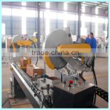 High quality plastic window profile cutting machine with double head