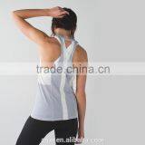 Contrast Color Sleeveless Made in China Elegant Women Top thumbnail-2