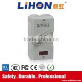 63A UKF 3P wall mount waterproof & fireproof isolating switch