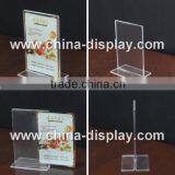 Acrylic Material Double Sided Print Menu Holder Sign Holder thumbnail-2