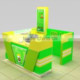 Newest design beauty wooden 2m by 2m mall corn kiosk design for sale